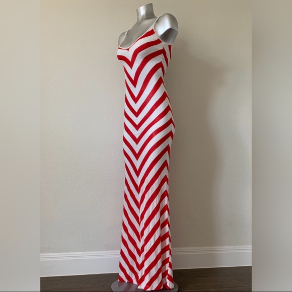 **SOLD**  Emerson Thorpe Bias Striped Maxi - Picture 4 of 8